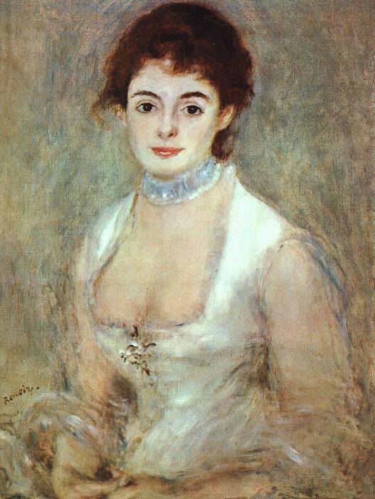 Pierre Renoir Portrait of Madame Henriot oil painting picture
